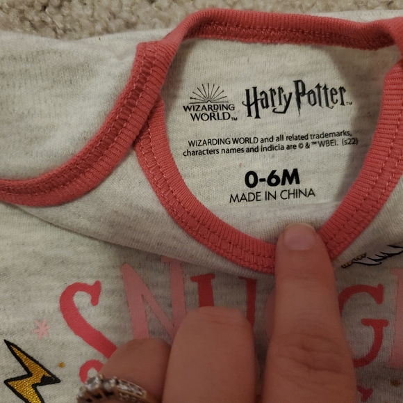 Harry Potter set of 3 sleeper gowns 0-6m - Picture 5 of 5